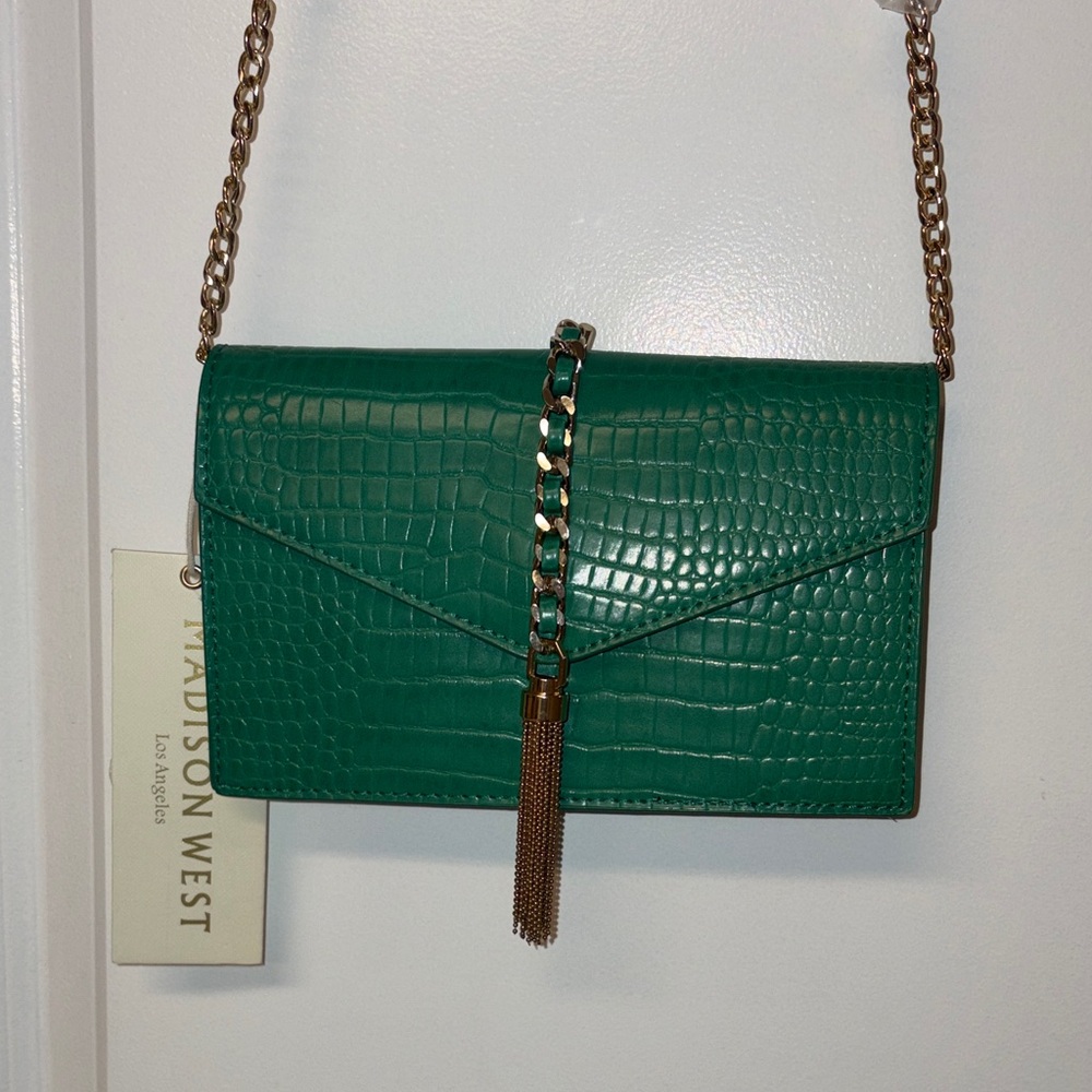 Madison West Emerald Green purse - Picture 3 of 6